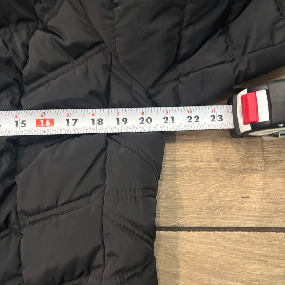 Nautica Women's Black Puffer Jacket with Faux Fur Hood large - Picture 15 of 15